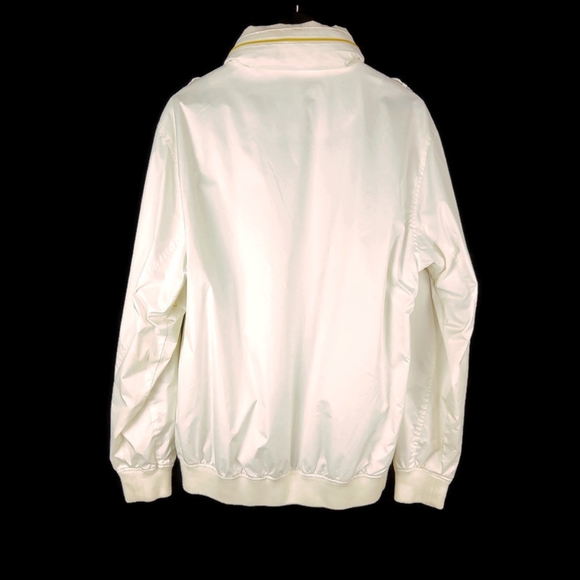Neff Customs White And Gold Full Zip Hidden Hooded Unisex Jacket - Picture 8 of 13